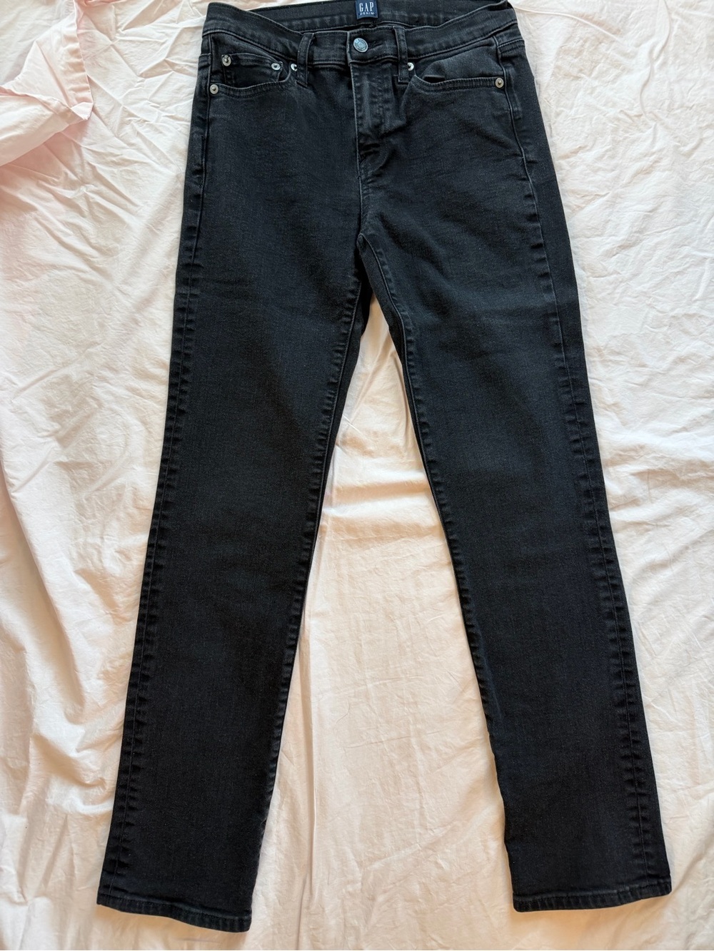 GAP Women's Black straight leg Jeans Size 6/28